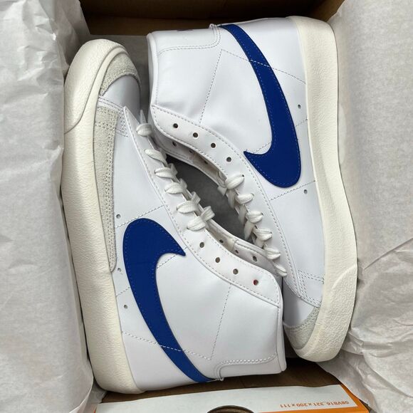 NIB Nike Blazer Mid 77 Vintage Racer Blue Ankle Shoes #369 - Picture 9 of 12